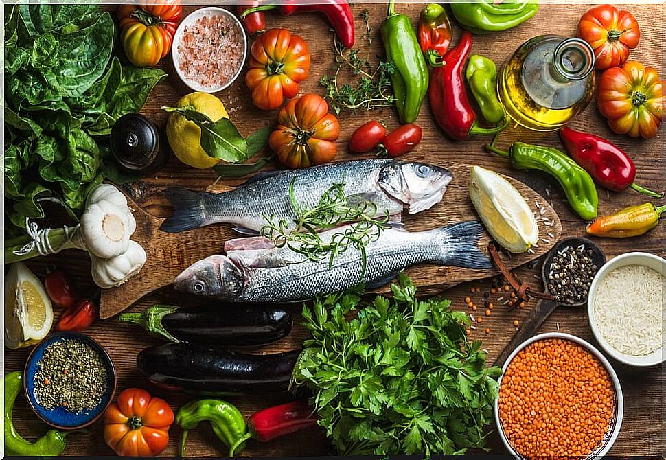 Mediterranean diet foods