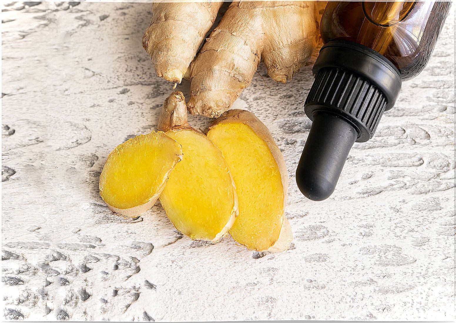 Ginger essential oil.