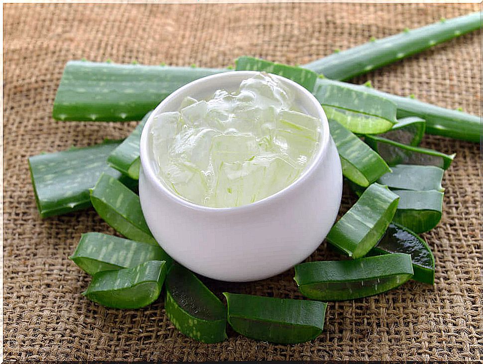 Aloe vera cream.