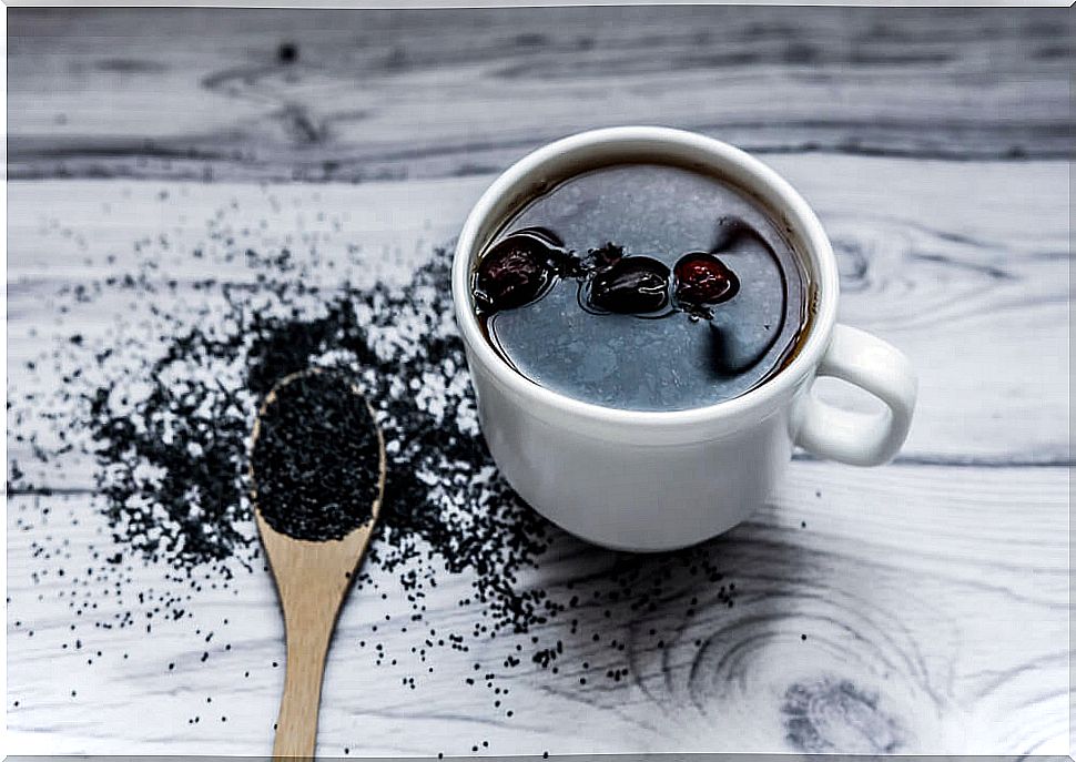 Infusion of poppy seeds.