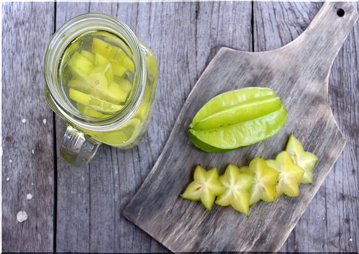 Preparations with star fruit.